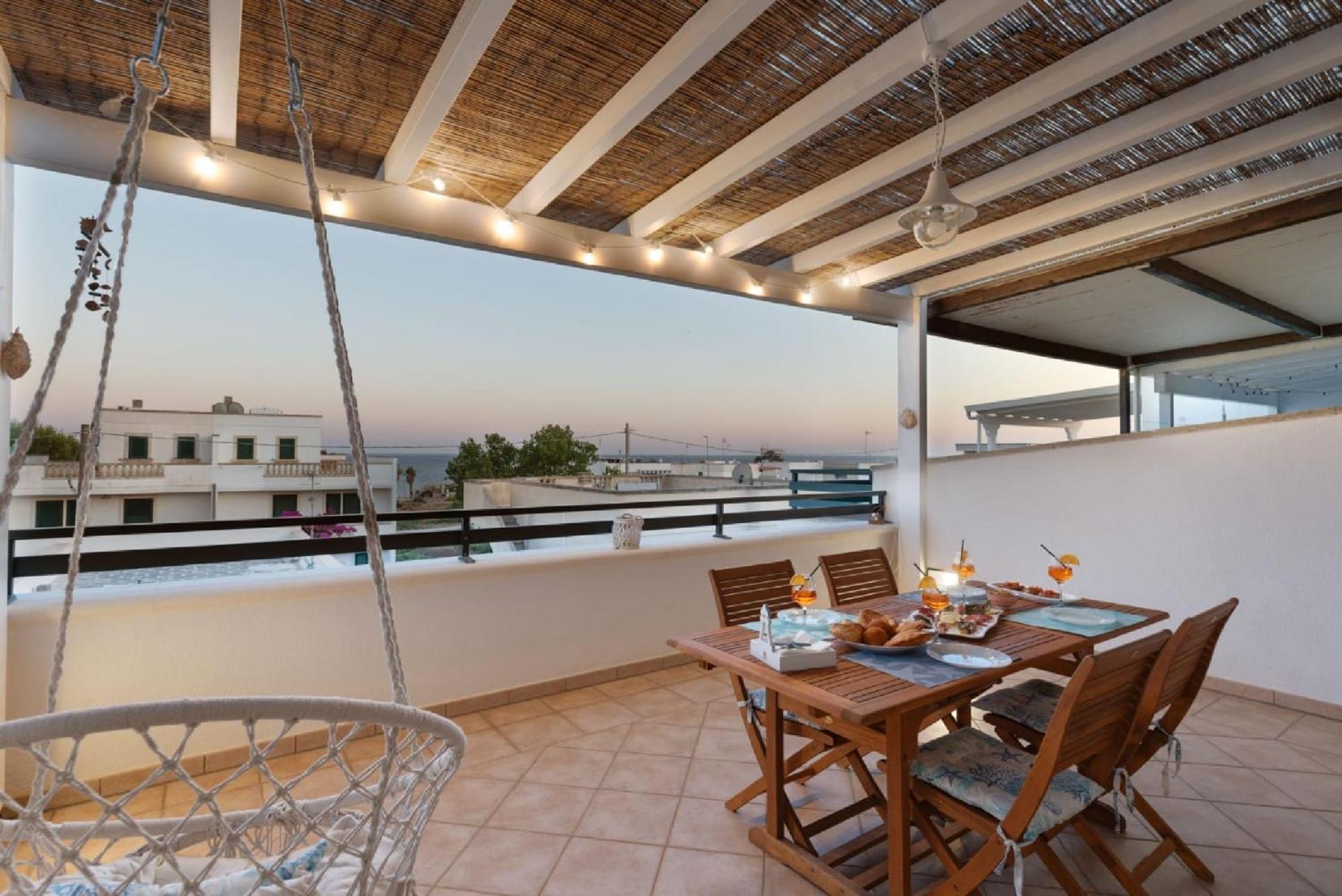 Casa Vacanze Orlando - Con Veranda Vista Mare A 200M Dal Mare Santa Maria di Leuca Extérieur photo