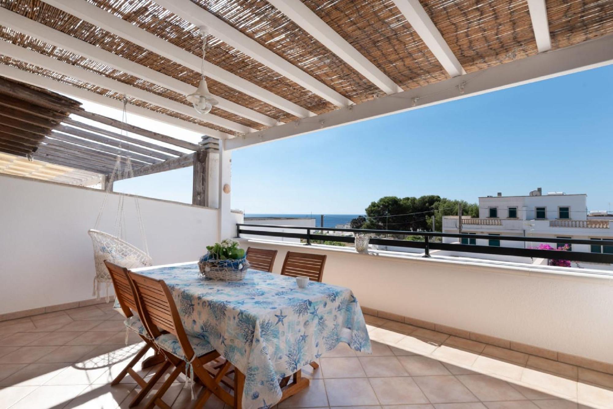 Casa Vacanze Orlando - Con Veranda Vista Mare A 200M Dal Mare Santa Maria di Leuca Extérieur photo